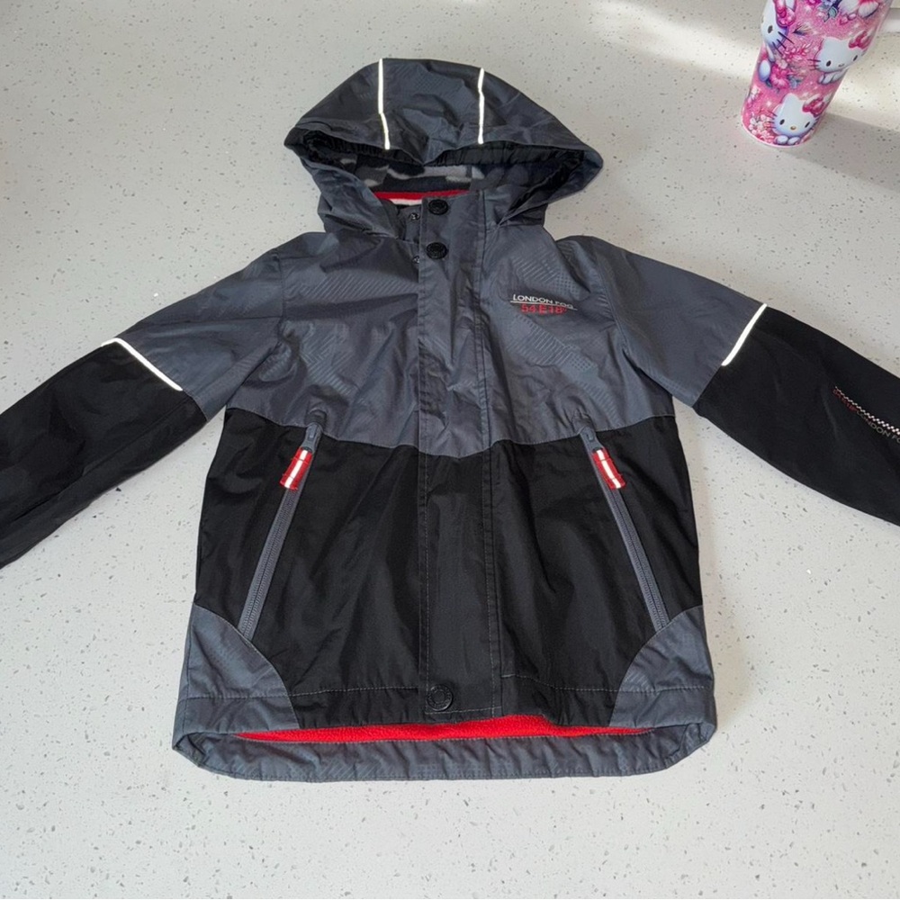Kids Gray and Black Jacket